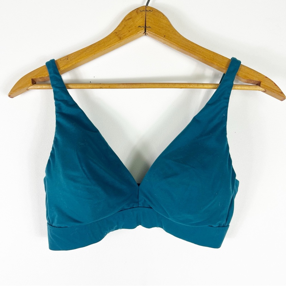 Auden Lightly Lined Bralette Teal size Small
